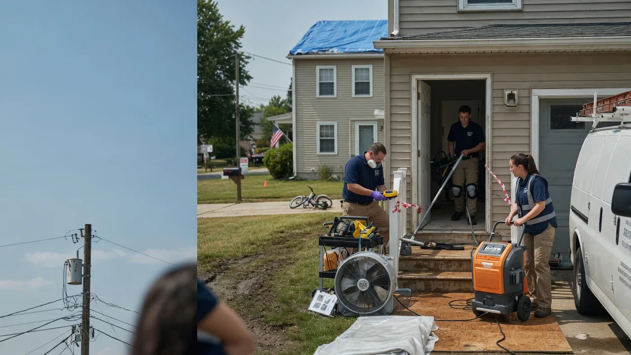 Water Damage Repair in Mount Auburn, IL near me